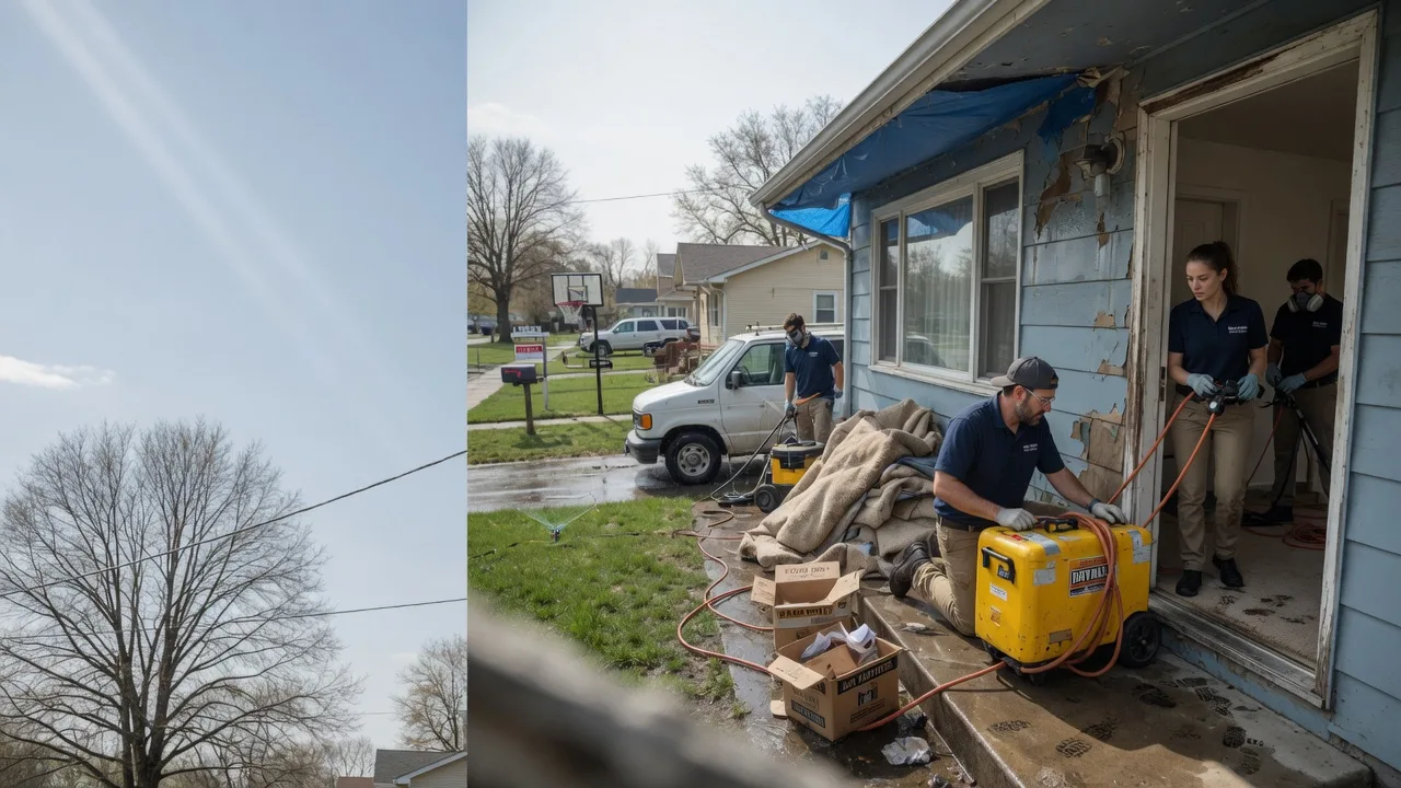 Basement Flood Cleanup in Fairland, IN near me